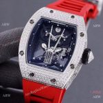 Swiss Quality Richard Mille Goat Mask Stainless Steel Diamond Watches AAA Replicas